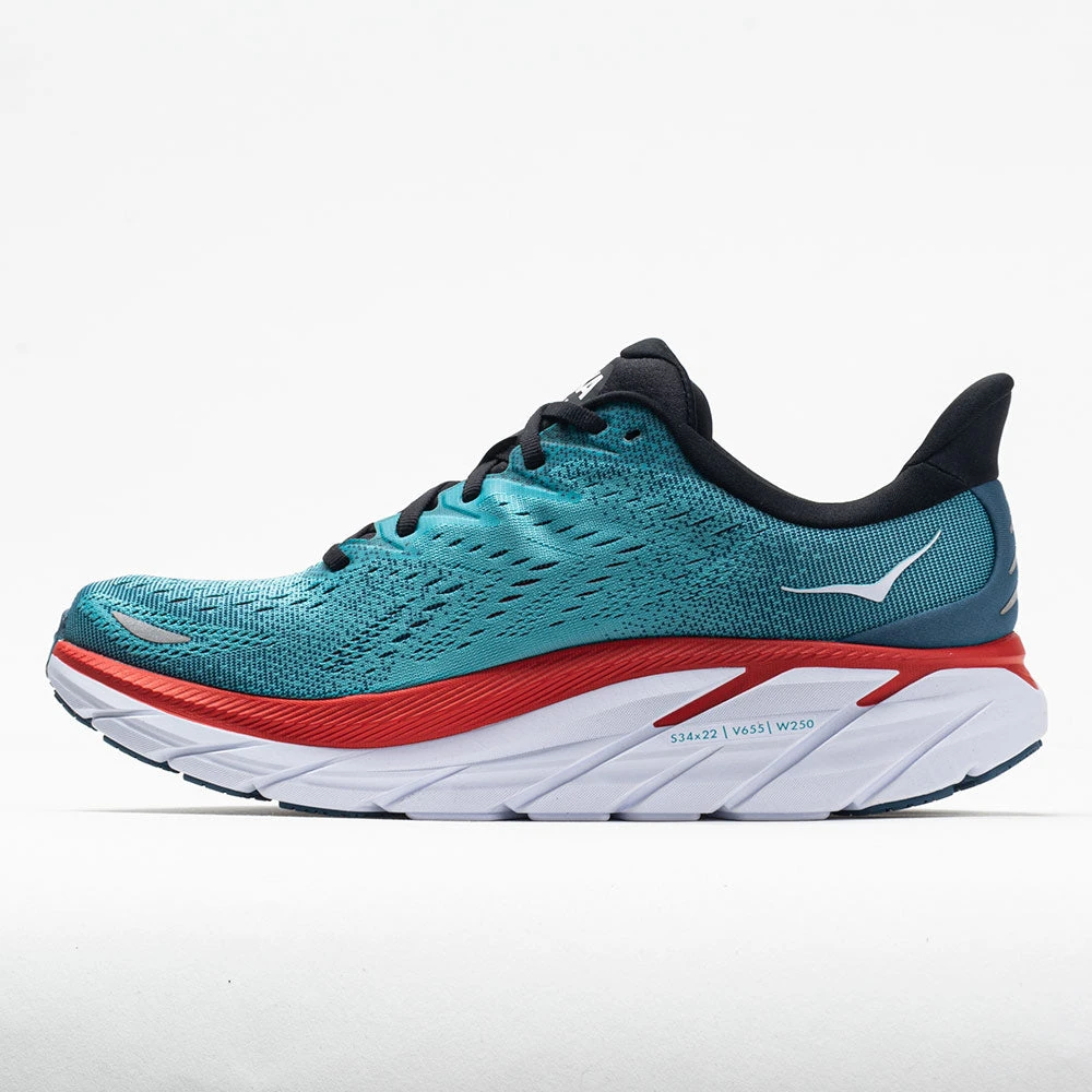 Hoka One One Clifton 8 Men's Real Teal/Aquarelle 2 Hoka One One Clifton 8 Men's Real Teal/Aquarelle - Image 2