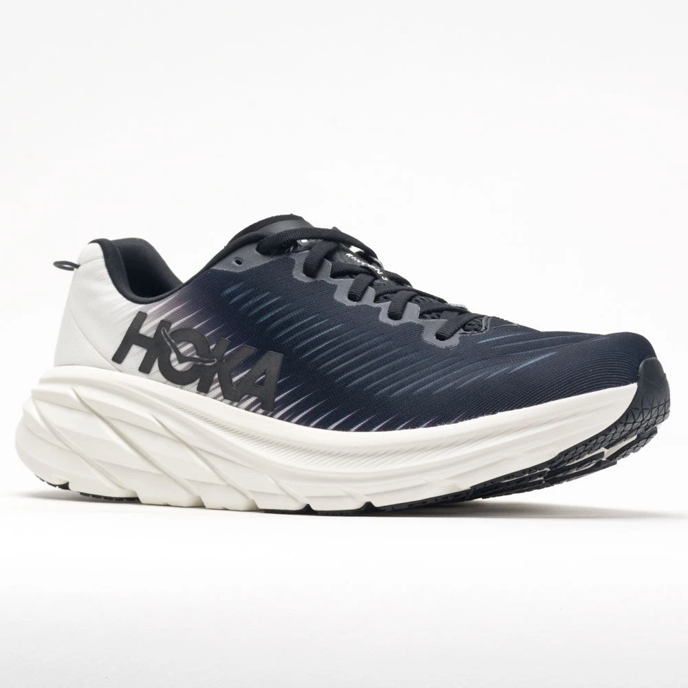 Hoka One One Rincon 3 Men's Black/White 5 Hoka One One Rincon 3 Men's Black/White - Image 5
