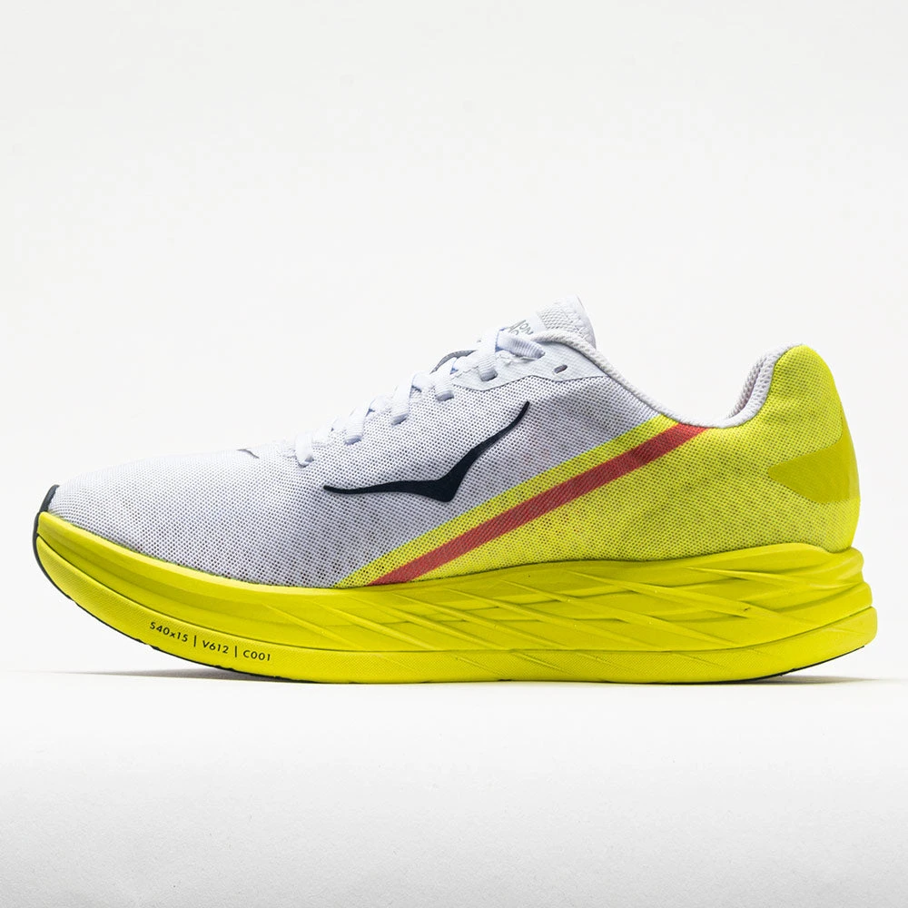 Hoka One One Rocket X Unisex White/Evening Primrose 2 Hoka One One Rocket X Unisex White/Evening Primrose - Image 2
