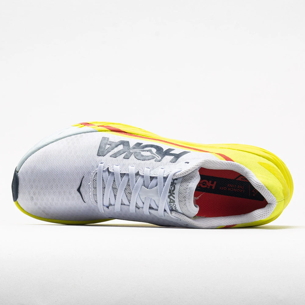 Hoka One One Rocket X Unisex White/Evening Primrose 3 Hoka One One Rocket X Unisex White/Evening Primrose - Image 3