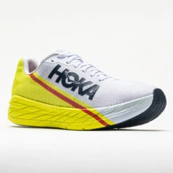 Hoka One One Rocket X Unisex White/Evening Primrose 10 Hoka One One Rocket X Unisex White/Evening Primrose -Active Shoes Shop 046959 5