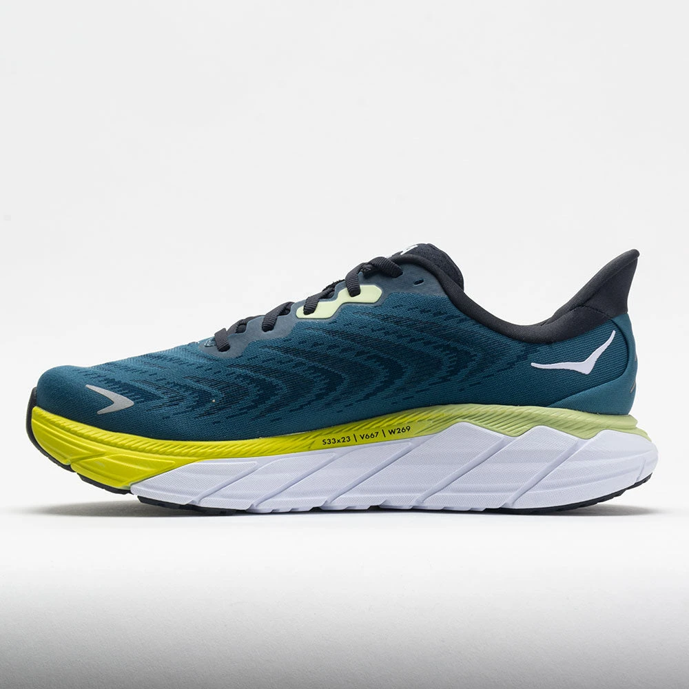HOKA Arahi 6 Men's Blue Graphite/Blue Coral 2 HOKA Arahi 6 Men's Blue Graphite/Blue Coral - Image 2