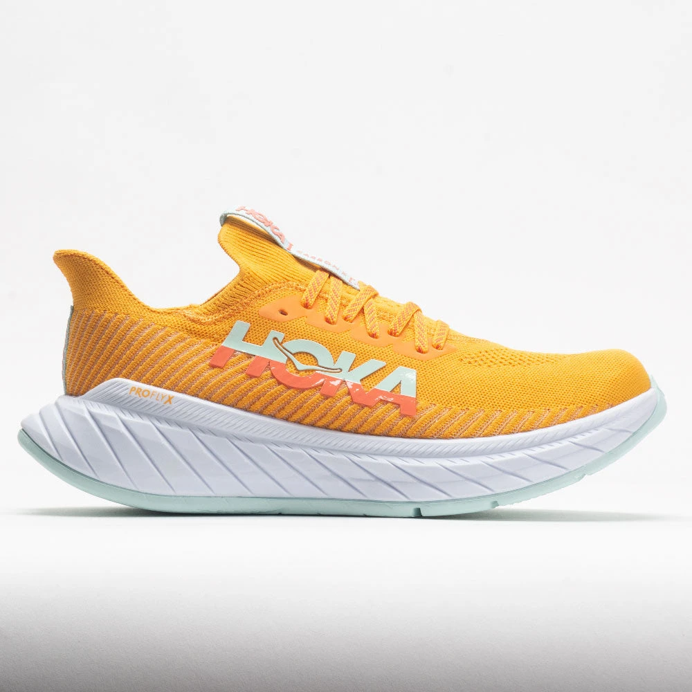 HOKA Carbon X 3 Men's Radiant Yellow/Camellia 1 HOKA Carbon X 3 Men's Radiant Yellow/Camellia