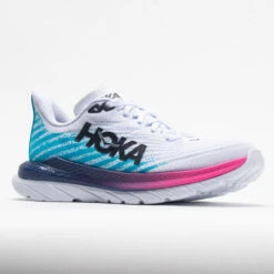HOKA Mach 5 Women's White/Scuba Blue -Active Shoes Shop 048542 5