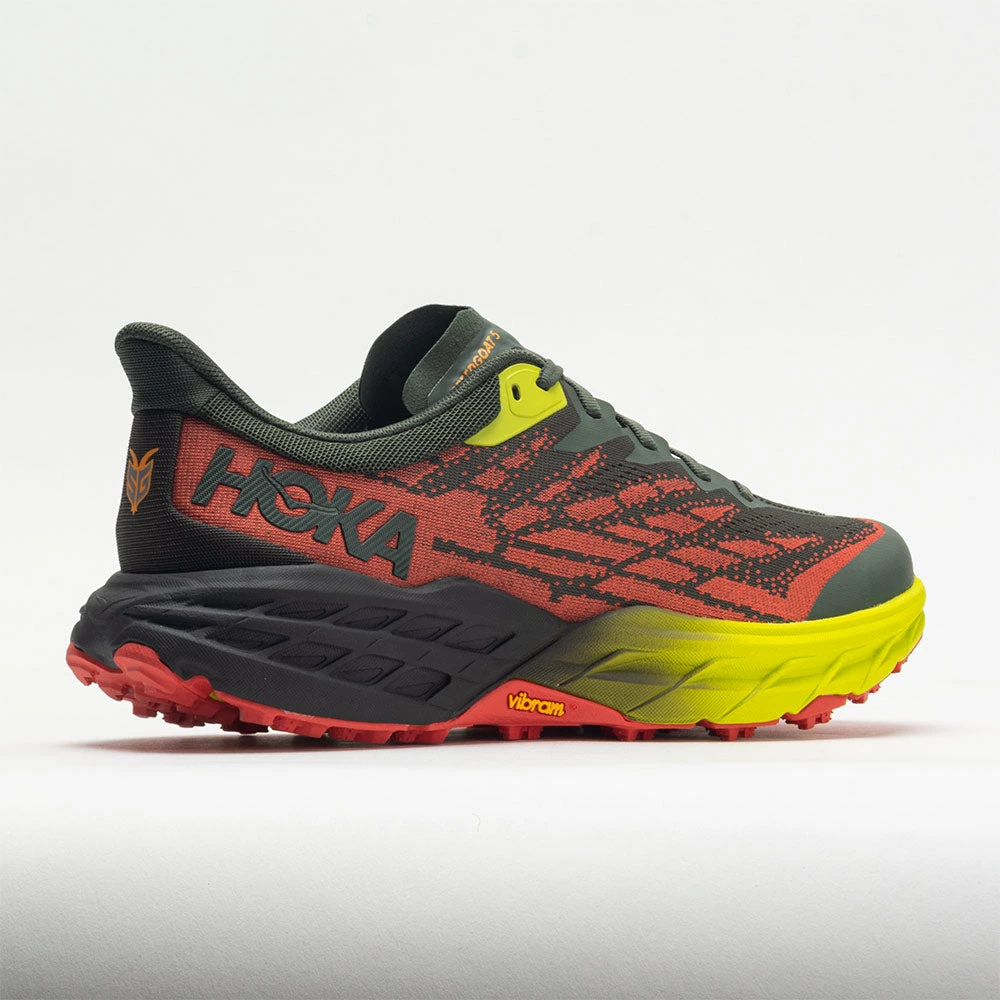 HOKA Speedgoat 5 Men's Thyme/Fiesta 6 HOKA Speedgoat 5 Men's Thyme/Fiesta - Image 6