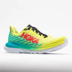 HOKA Mach 5 Men's Evening Primrose/Scuba Blue -Active Shoes Shop 048630 5
