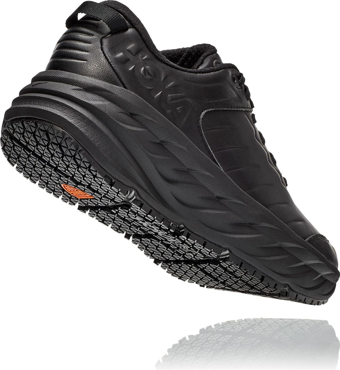 Hoka One One Hoka Bondi SR Leather Black Man 3 Hoka One One Hoka Bondi SR Leather Black Man - Image 3