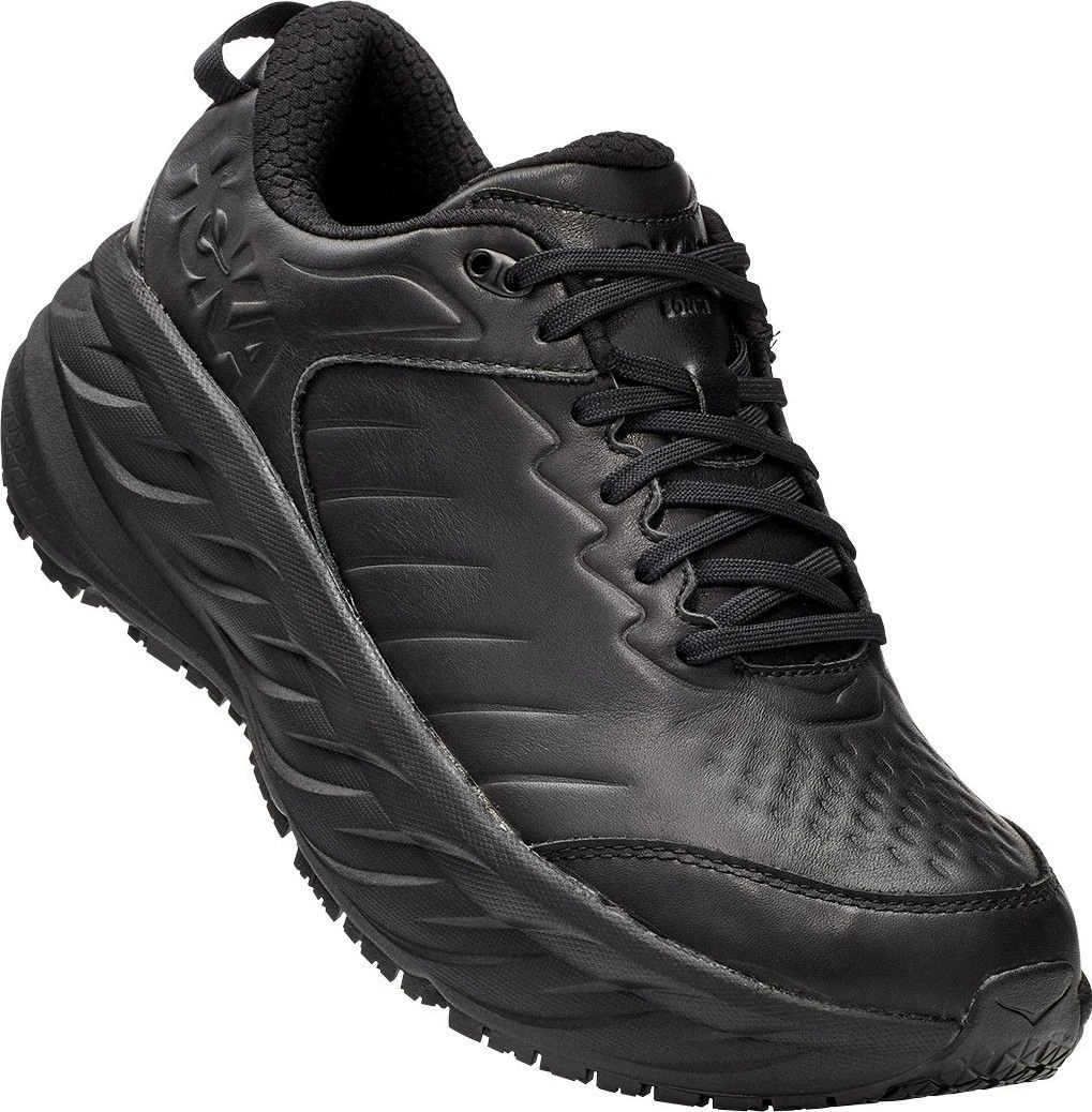 Hoka One One Hoka Bondi SR Leather Black Man 1 Hoka One One Hoka Bondi SR Leather Black Man