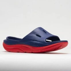 HOKA Ora Slide 3 Unisex Bellwether Blue/Red Alert 10 HOKA Ora Slide 3 Unisex Bellwether Blue/Red Alert -Active Shoes Shop 570614 5